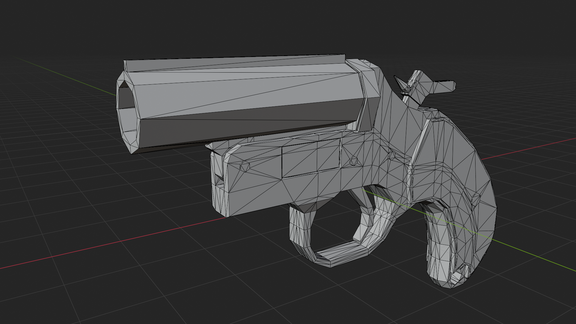Low Poly Flare Gun preview image 7